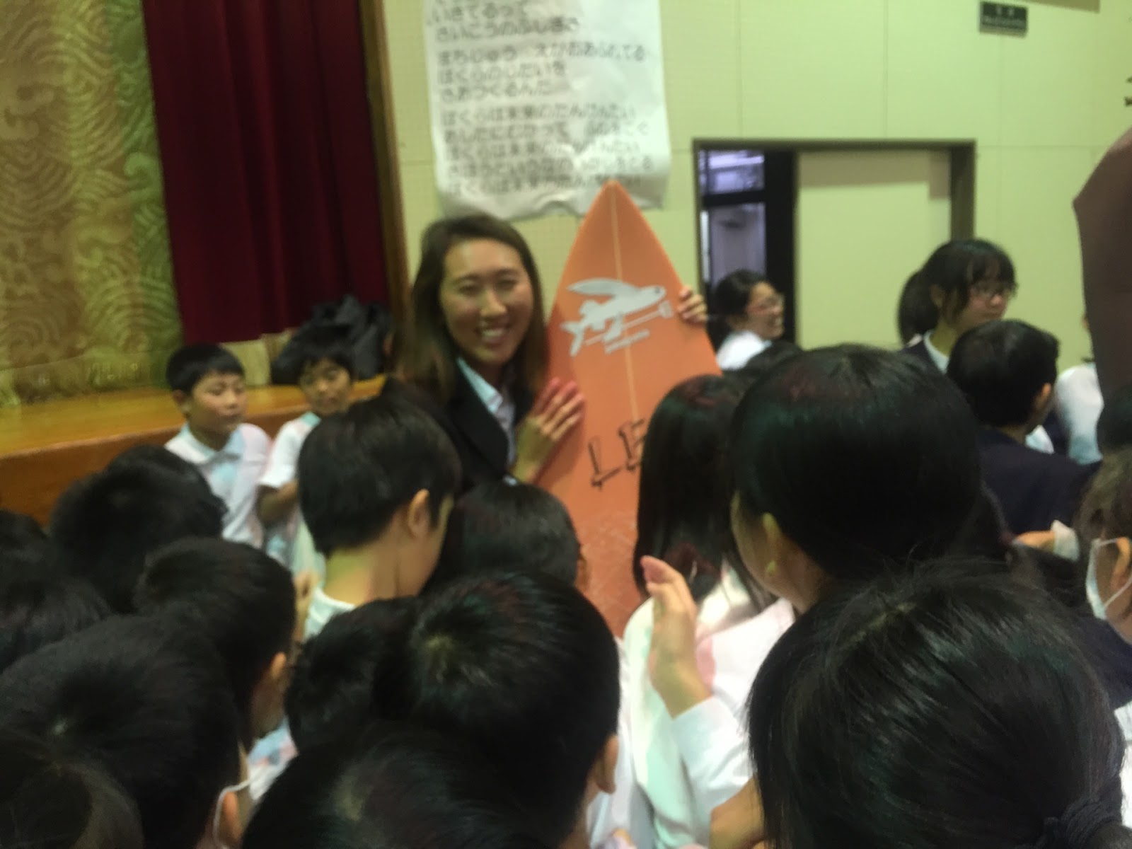 shimmer shimmer 羽ノ浦小学校講演