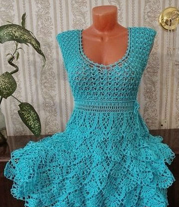 Material How to Crochet Dress For infant free patterns ...
