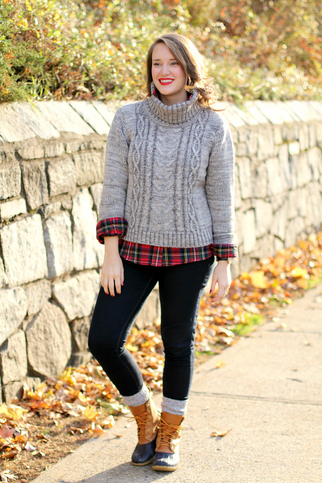 How to Wear L.L. Bean Duck Boots How to Wear LL Bean Duck Boots by popular New York fashion blogger Covering the Bases