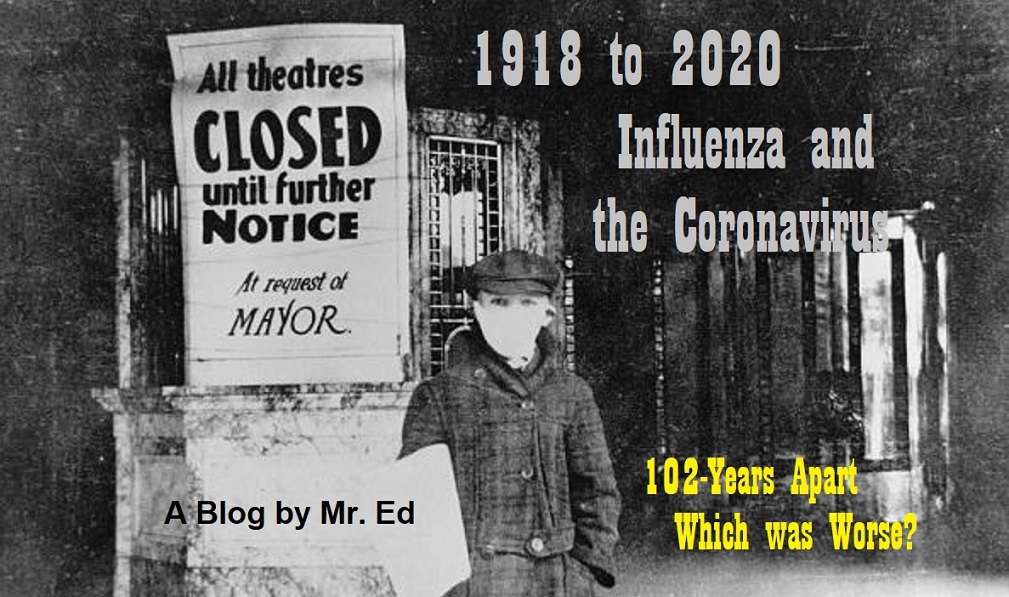 1918 to 2020 Influenza and the Coronavirus