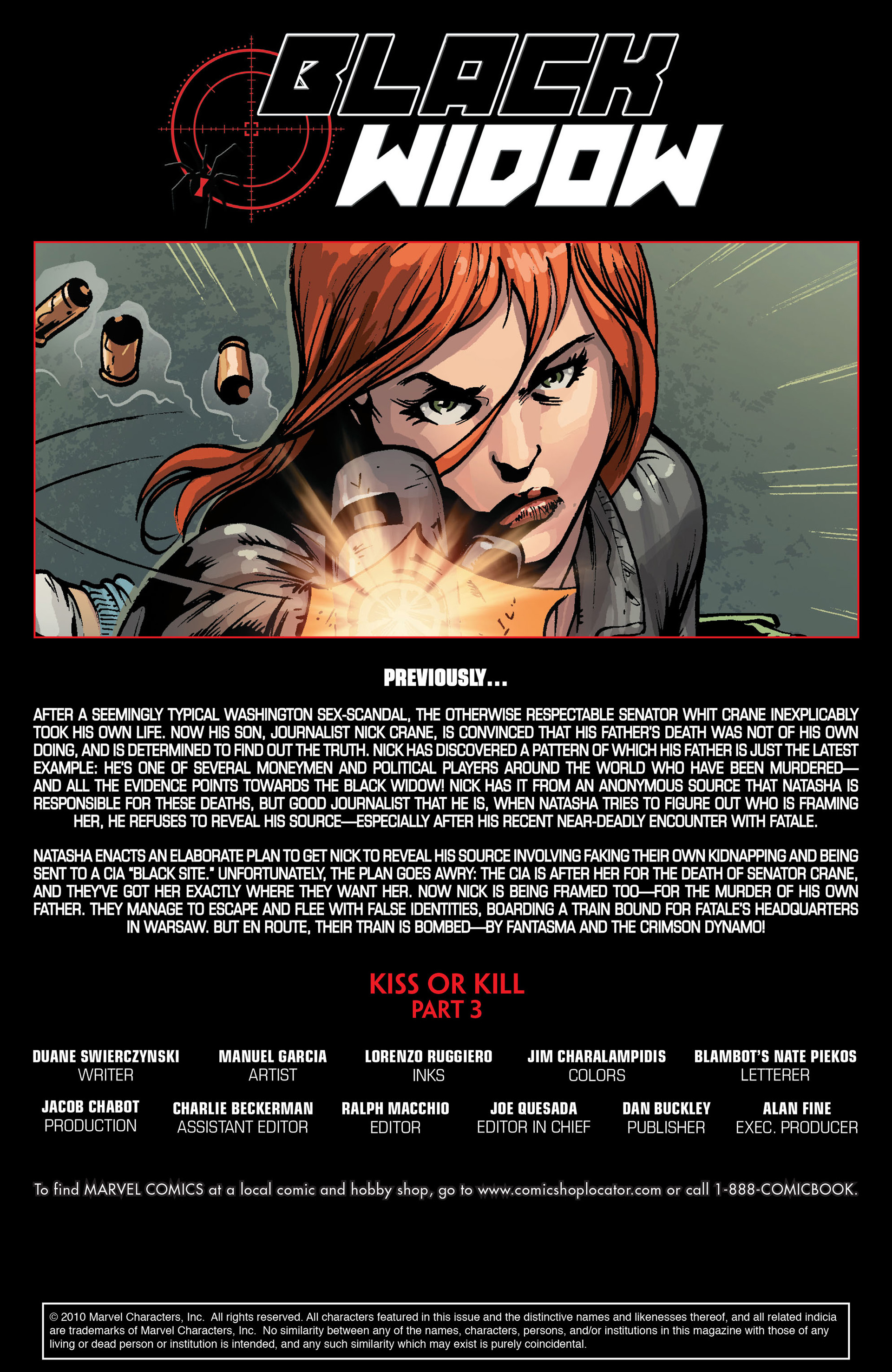 Read online Black Widow (2010) comic -  Issue #8 - 2