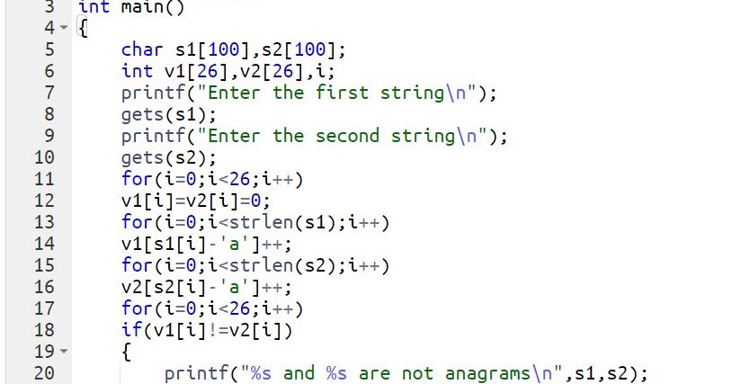 geekclues: 7.Anagrams