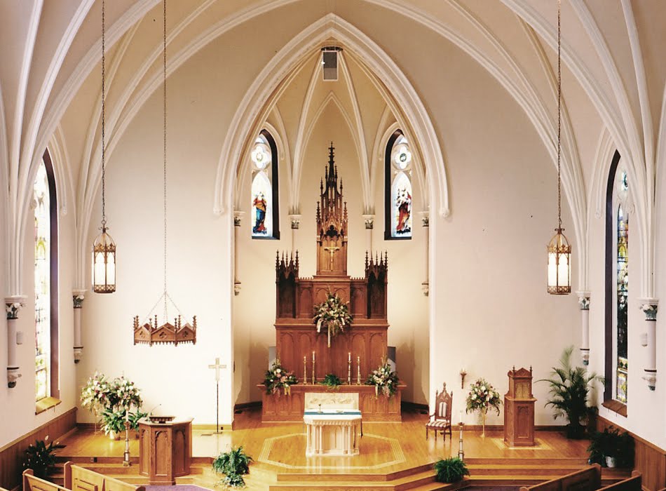 Before And After St Mary S Church In Marion Ohio Liturgical Arts Journal