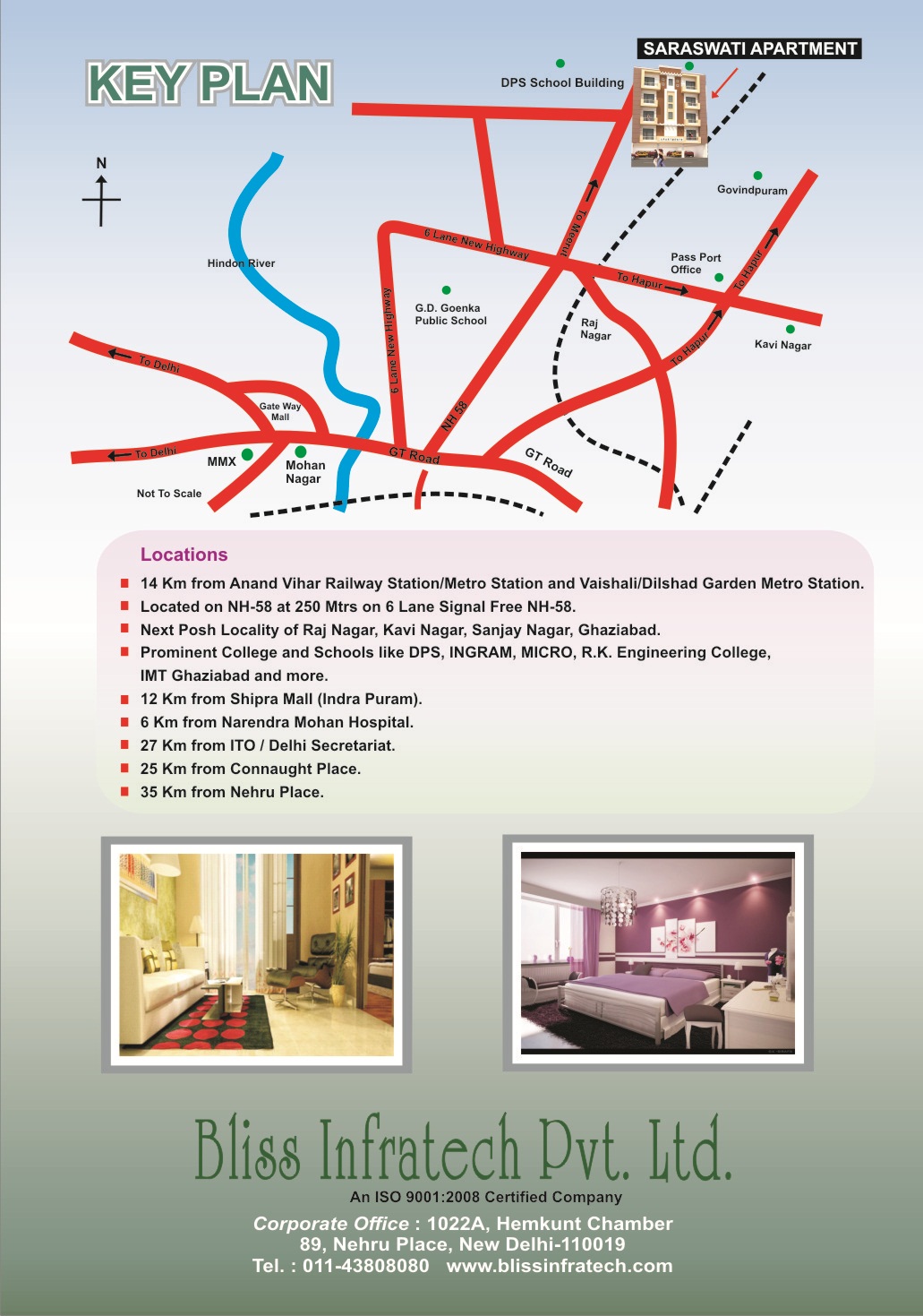 SARASWATI APARTMENT RAJ NAGAR EXTENSION Indian Property Place Swastik