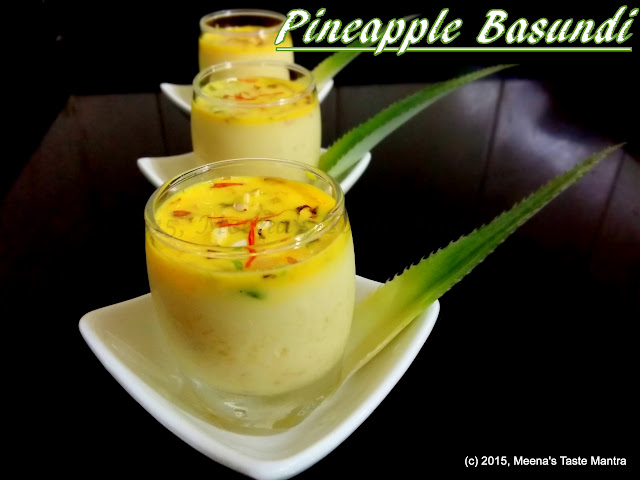 Pineapple Basundi 