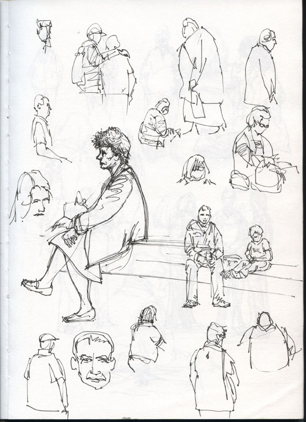 Domanic Li: Urban Sketch Day 4 - 6/8/11