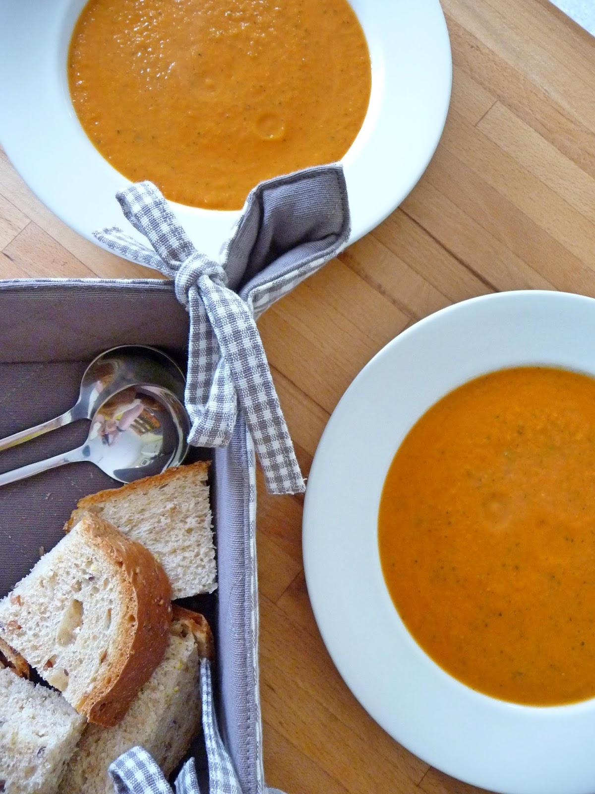 Lancashire Food Tomato, courgette and sweet potato soup