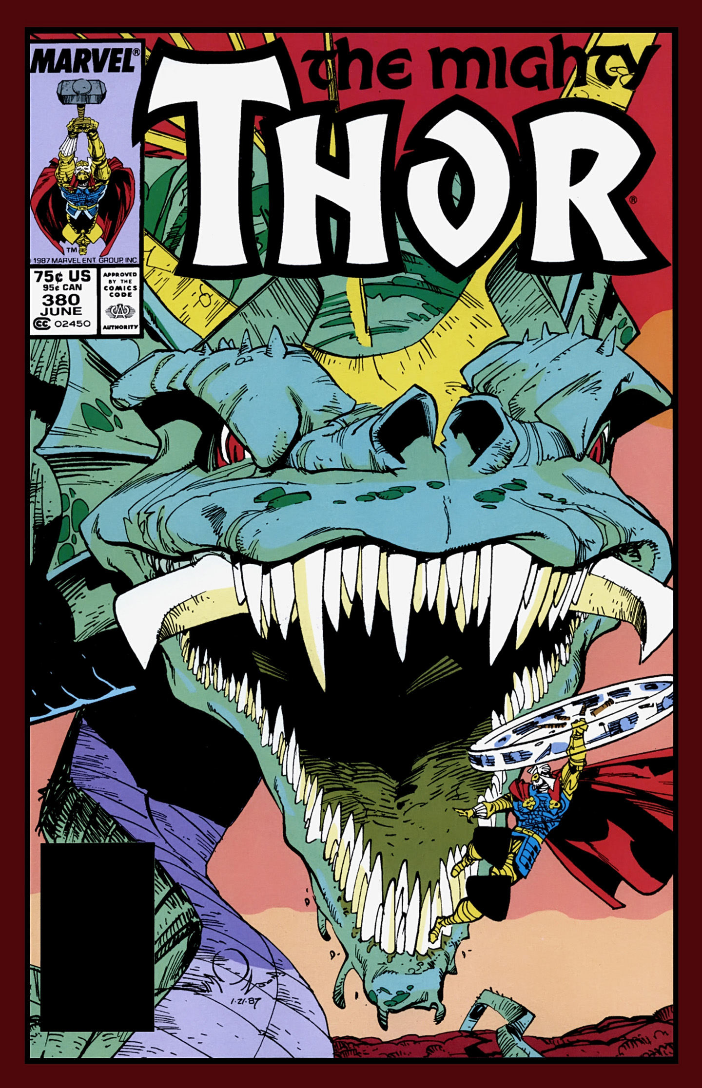 Read online Thor Visionaries: Walter Simonson comic -  Issue # TPB 5 - 121