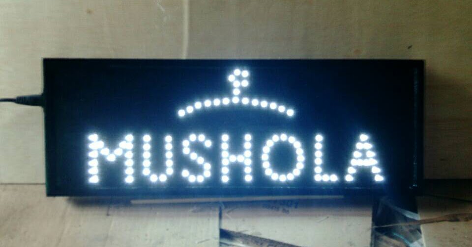 JUAL PAPAN NAMA TULISAN LAMPU LED SIGN jual tulisan lampu led / led