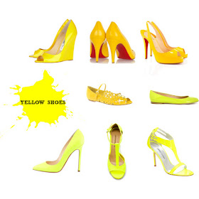 scarpe da sposa gialle