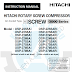 Intruction Manual Hitachi Compressor 2000series