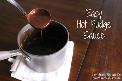 #Celebrate365 Ice Cream Social - Homemade Easy Hot Fudge Sauce