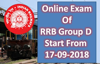 RRB Group D Exam Date Out