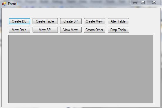 How to Create SQL Server Database dynamically Using Windows Form ...