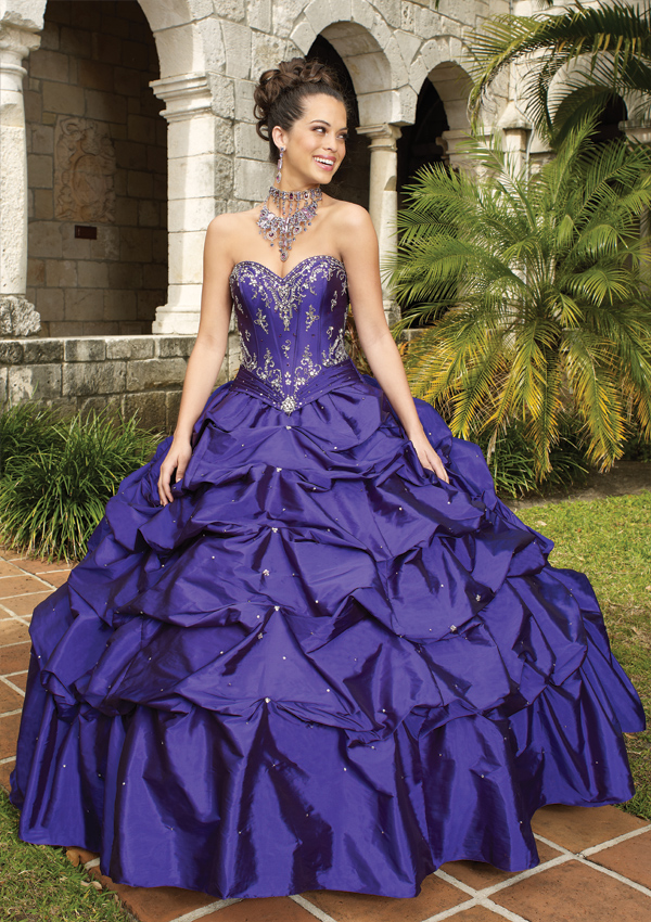 purple silver heart dresses gowns gown violet bridal dark quinceanera ball bridesmaids princess deep idea colour