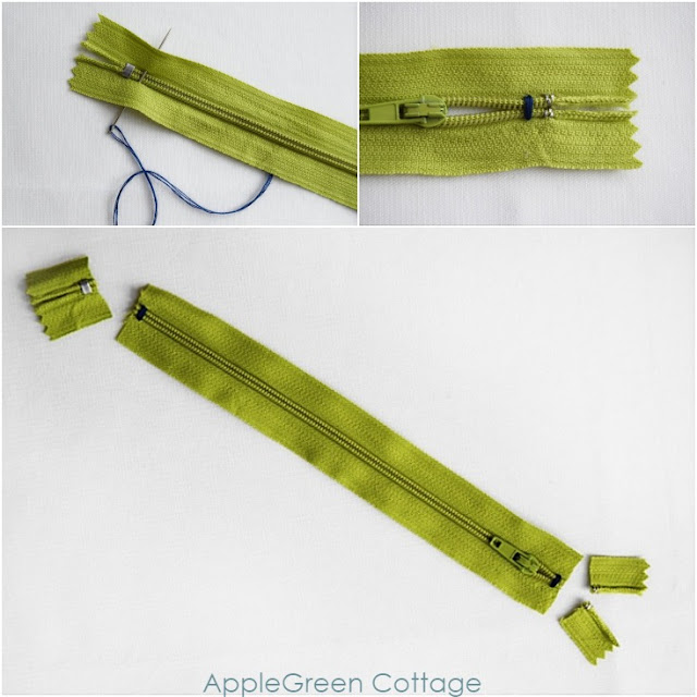 How To Sew A Zipper Tab To Reduce Bulk AppleGreen Cottage