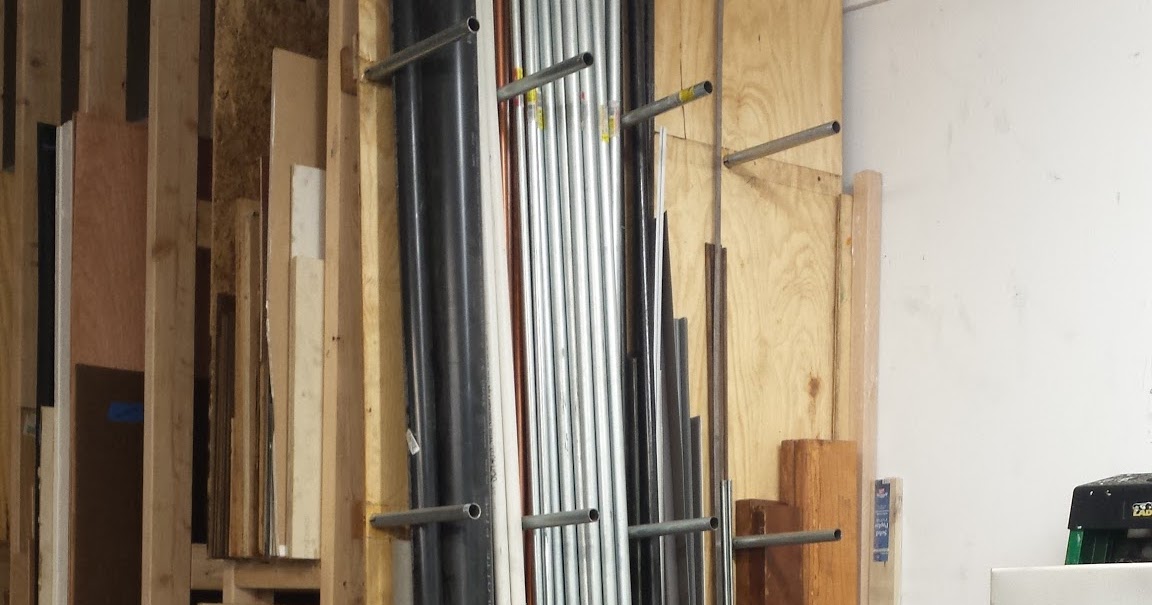 MRX Designs Vertical Pipe Storage Rack