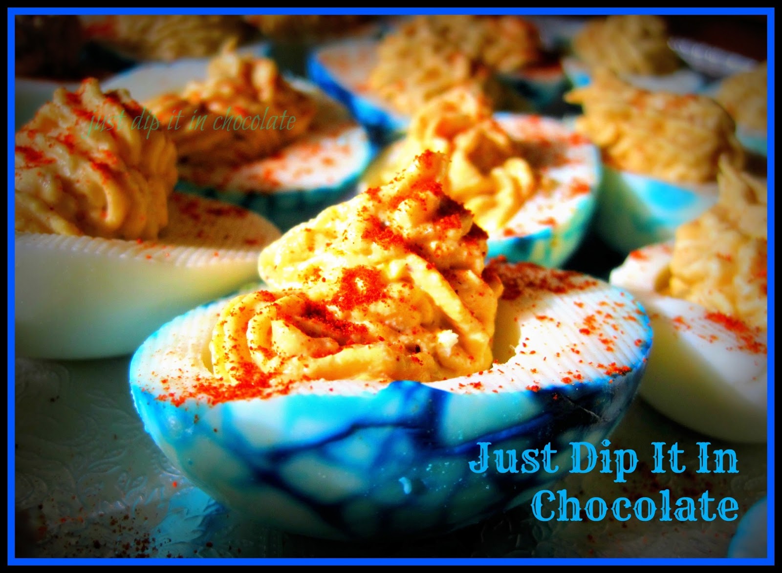Just Dip It In Chocolate Buffalo Chicken Deviled Eggs Recipe