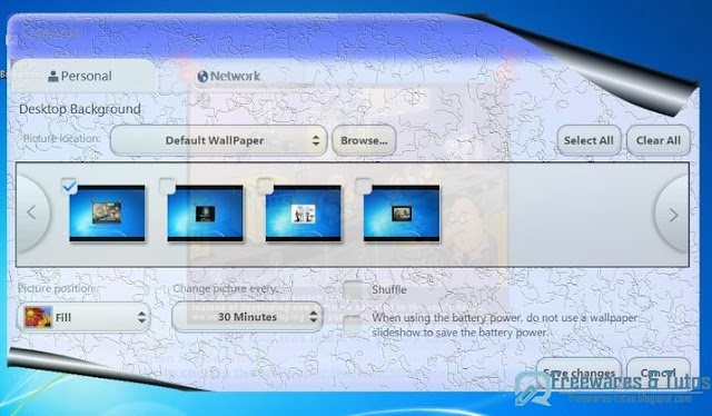 Oceanis Desktop Wallpaper : un logiciel gratuit pour changer facilement de fond d'écran sur Windows 7 Starter Edition