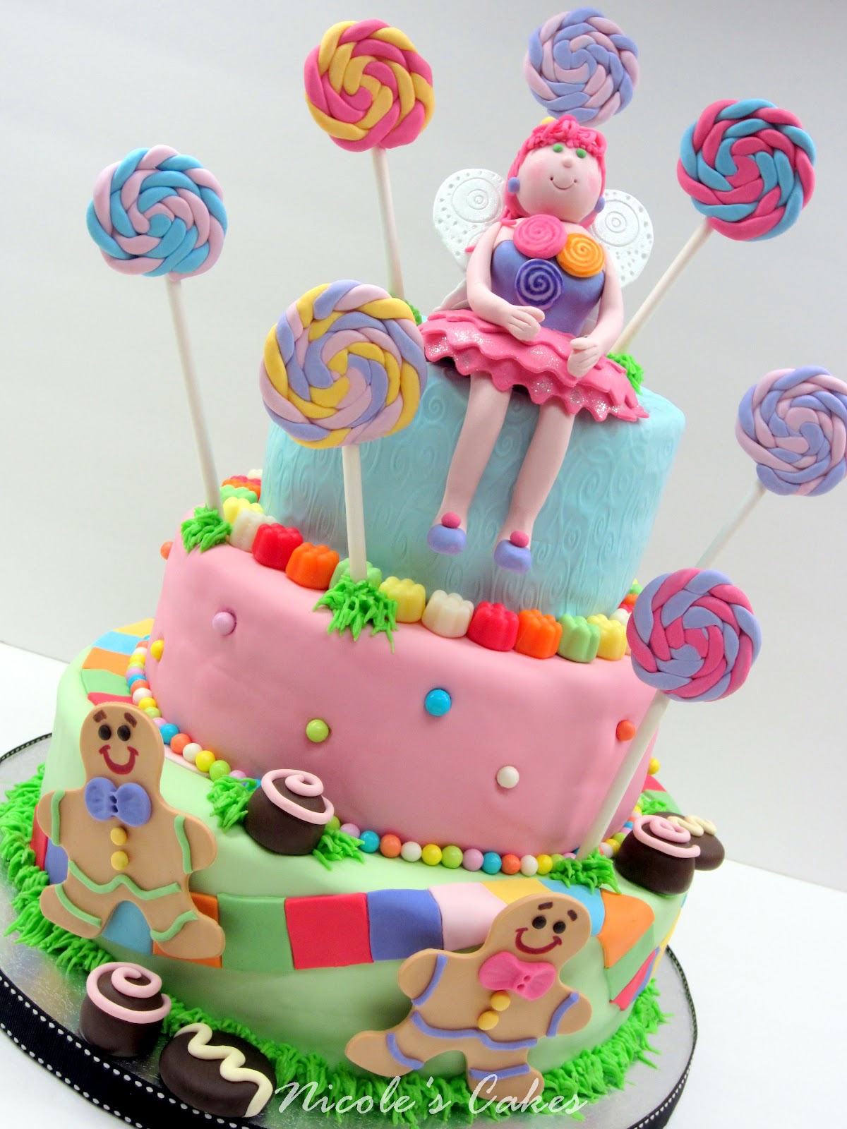 Confections, Cakes & Creations! Colorful 'Candyland' Cake