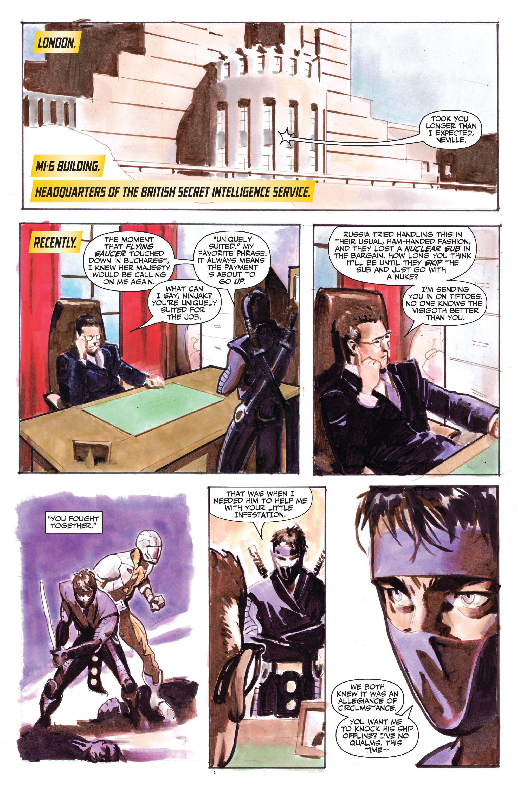 Read online X-O Manowar (2012) comic -  Issue # _TPB 5 - 8
