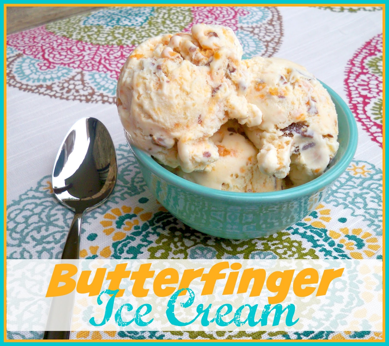 Easy as Pie Butterfinger Ice Cream