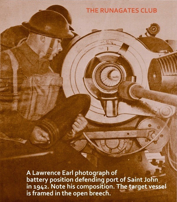 Gun crew in the defended port of Saint John, N.B. - early 1942