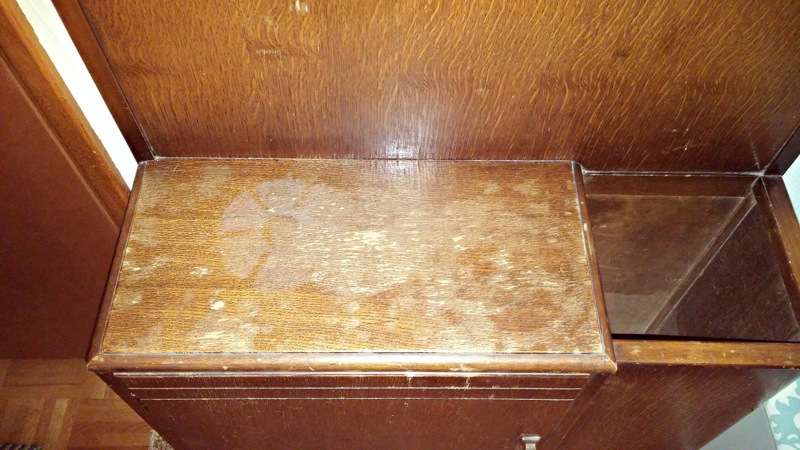 How To Remove Water Marks From Furniture Little Vintage Cottage