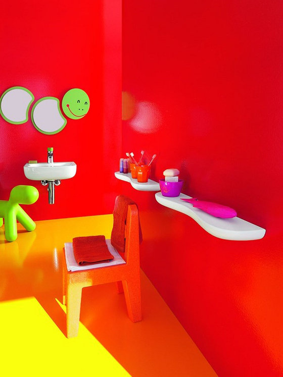 Decoración de interiores: Baños infantiles decoración moderna
