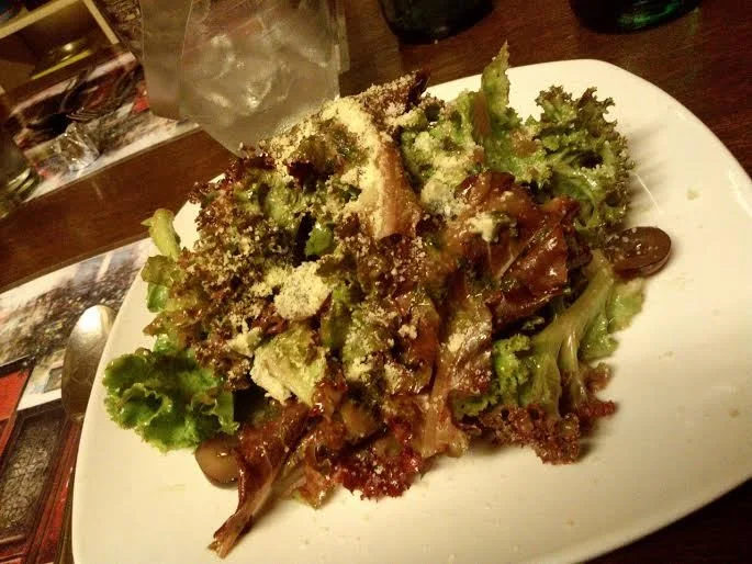 A plate of Caesar salad at Casa Renato