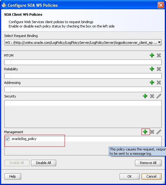 Getting the SOAP Envelope of the request/response messages in Oracle