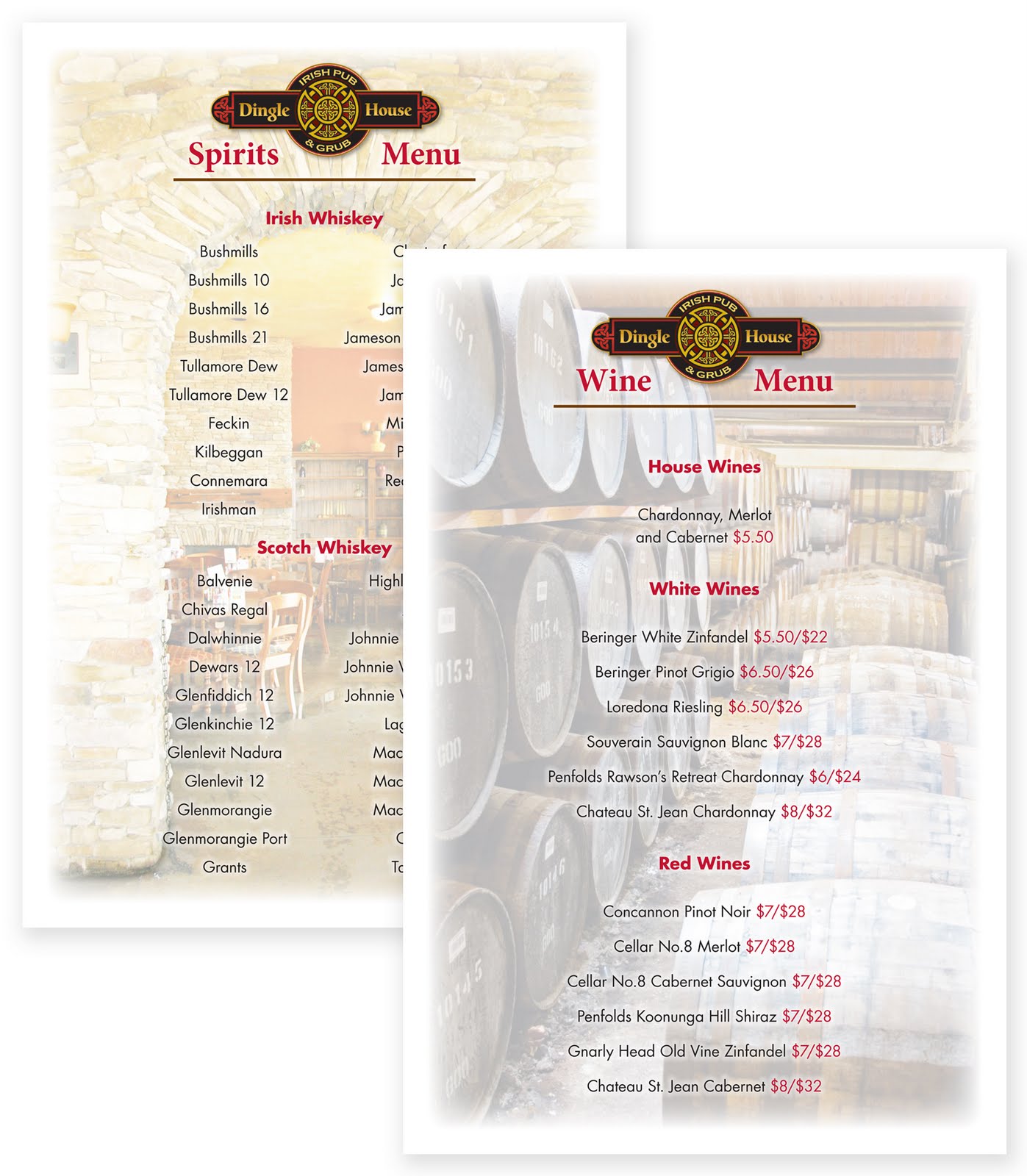 brown bag creative restaurant menus