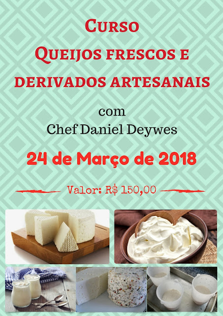 Curso de Queijos Frescos e Derivados Artesanais