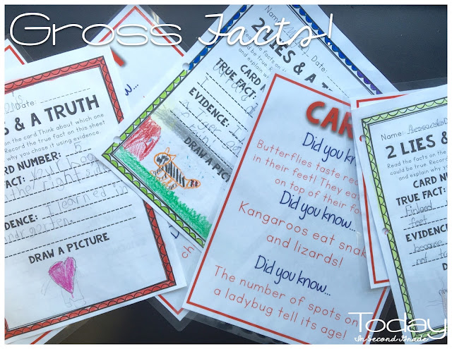 Gross Facts! - Today in Second Grade
