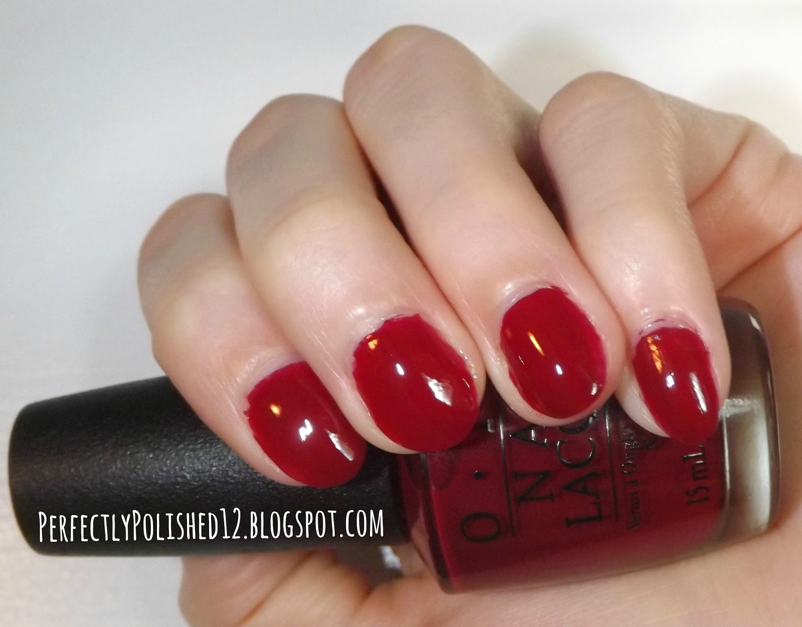 1. OPI Nail Lacquer in "Malaga Wine" - wide 2