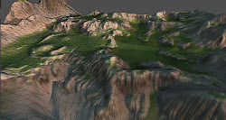 texture maya terrain ground grass map normal export rocks