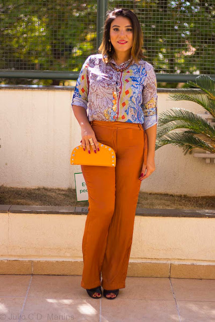 Look do dia: calça de seda + camisa