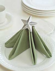 use napkins it's echo friendly - how to napkin fold christmas tree
