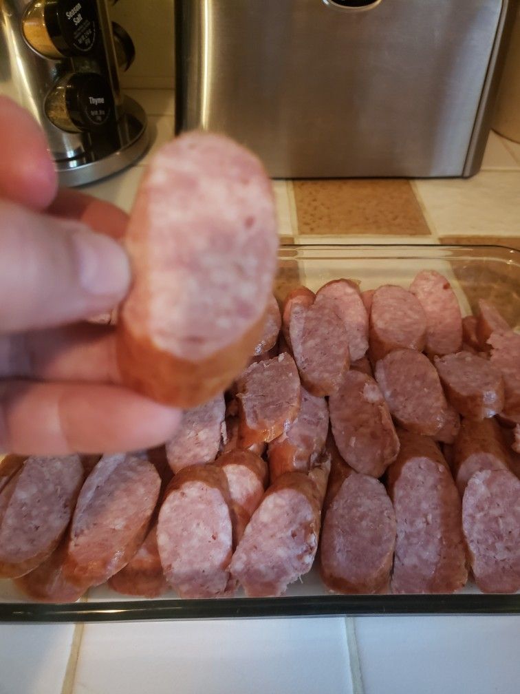 She Bangs.... Pots and Pans Kielbasa With Grape Jelly