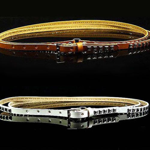 Double Coil Funky Stud BeltBelt 02 Fast Fashion Mens Clothes Online