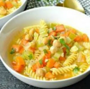 Chickpea Noodle Soup 