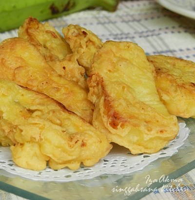 Cara buat tepung goreng pisang