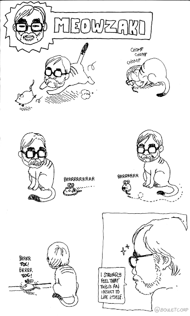 Comics: Hayao Miyazaki as the Cat "Meowzaki"