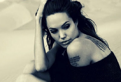 Angelina Jolie Hot Tattoo