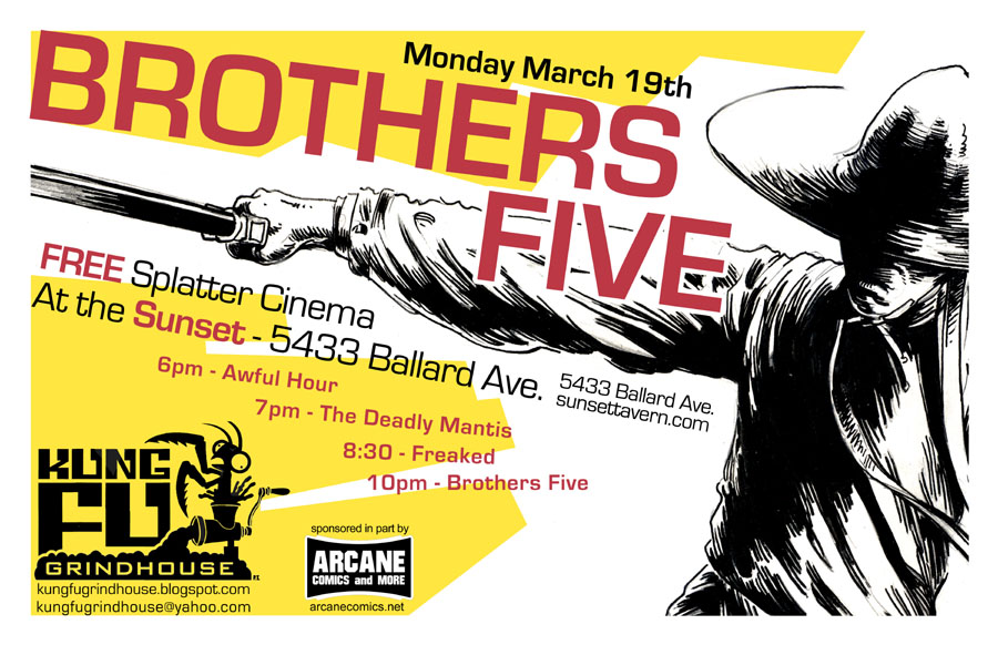 Kung Fu Grindhouse Brothers Five