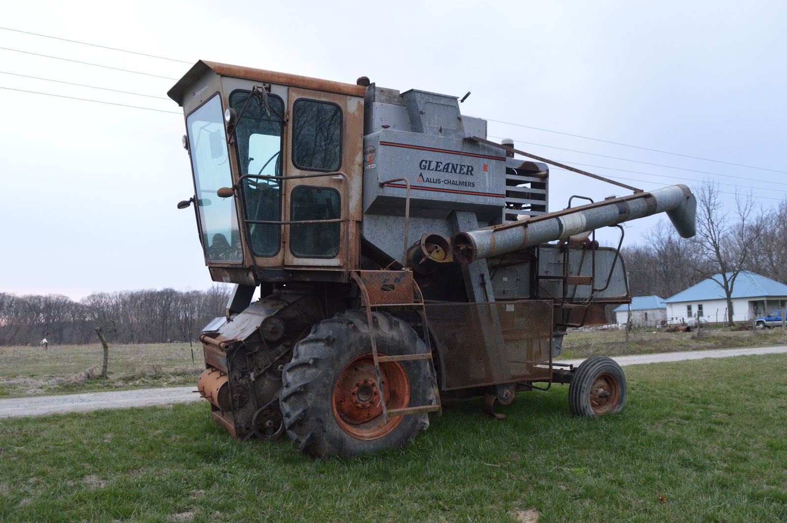 Industrial History Gleaner K and G Combines and other old equipment
