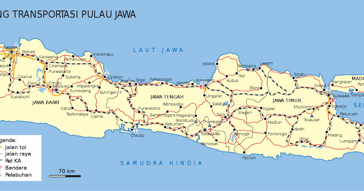 Geography and Geology of the island of Java