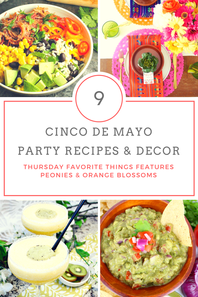 Cinco de Mayo Recipes and Party Decor Ideas