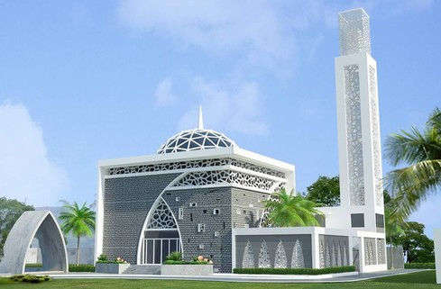 53 model desain masjid minimalis modern unik terbaru 2018