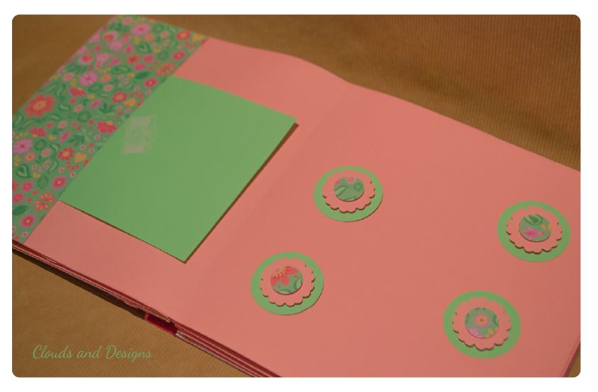 Mini album rosa